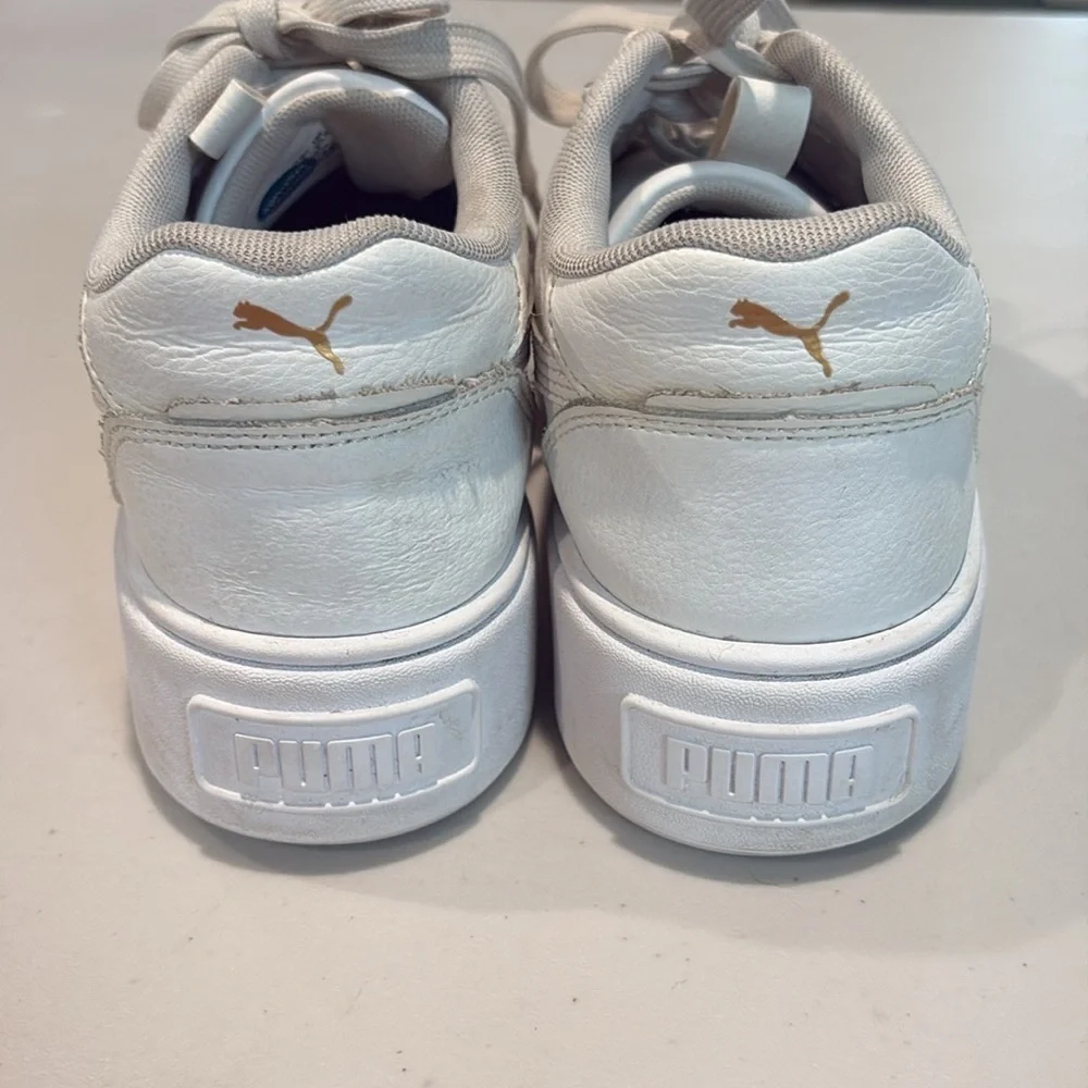 Puma - Karmen Rebelle women’s sneakers.  Platform sole. Size 9.  White